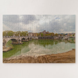 Quebra-cabeça Rio Tevere em Roma, Itália
