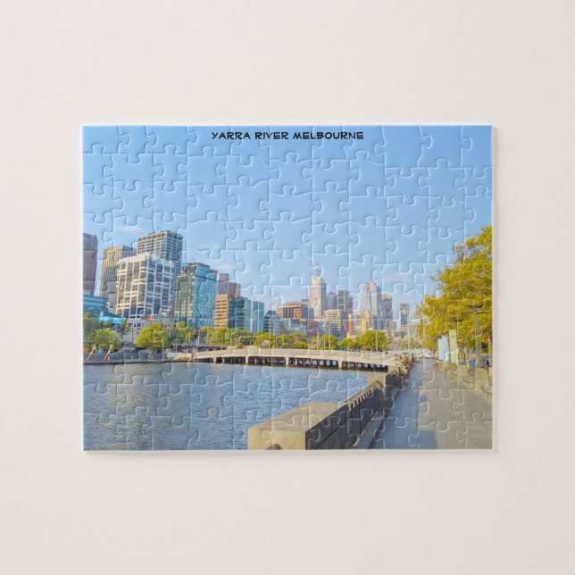 Quebra-cabeça Rio Yarra Melbourne (Horizontal)