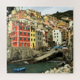 Quebra-cabeça Riomaggiore, Itália - Cinque Terre - 20x20 polegad