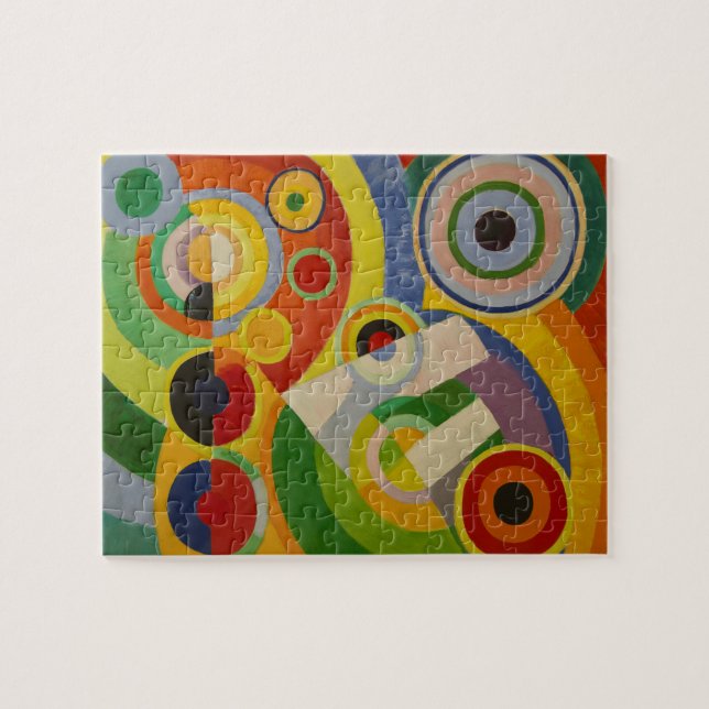Quebra-cabeça Ritmo Joie de vivre por Robert Delaunay 1930 (Horizontal)