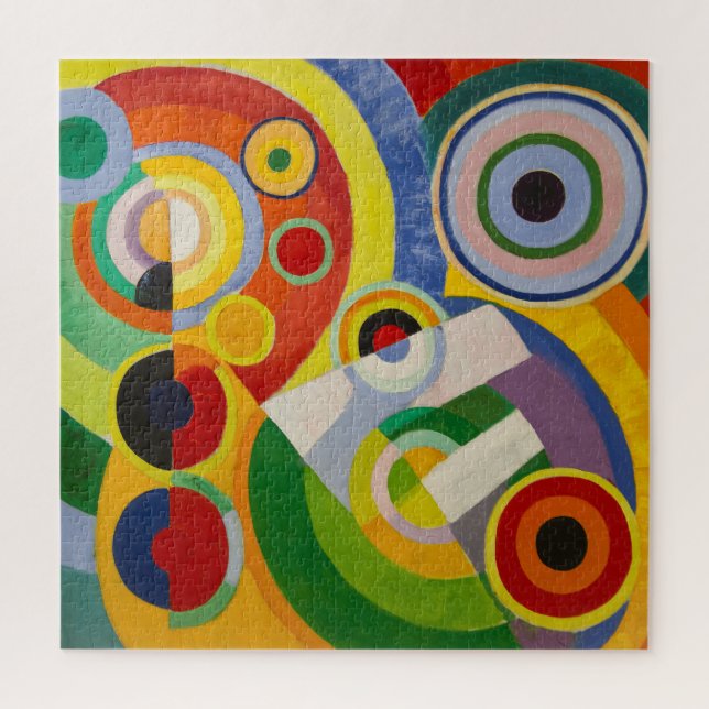 Quebra-cabeça Ritmo, Joy da Vida | Robert Delaunay | (Vertical)
