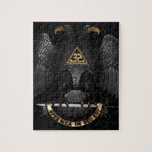 Quebra-cabeça Rito escocês pedreiro Eagle de 32 graus (Vertical)