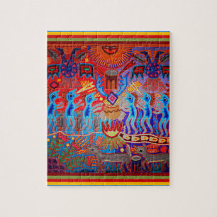 Quebra-cabeça Ritual Xamânico Huichol
