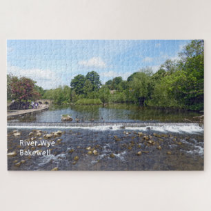 Quebra-cabeça River Wye Bakewell Derbyshire England Scenic