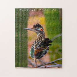 Quebra-cabeça Road Runner Arizona. Saudações de Natal