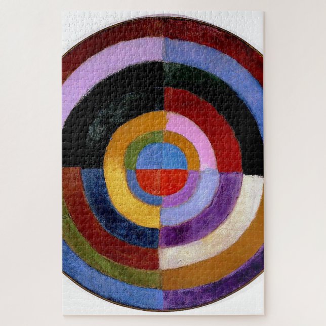 Quebra-cabeça Robert Delaunay - Pintura de Abstrato (Vertical)