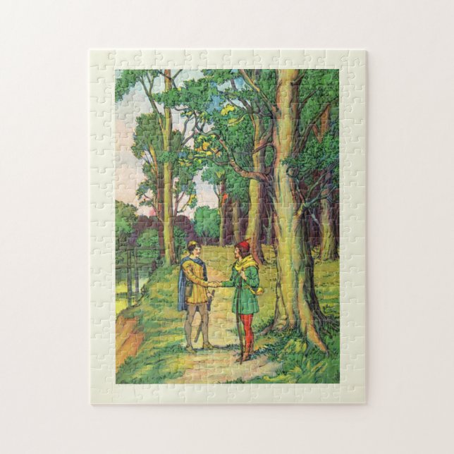 Quebra-cabeça Robin Hood e Pequeno João  (Vertical)