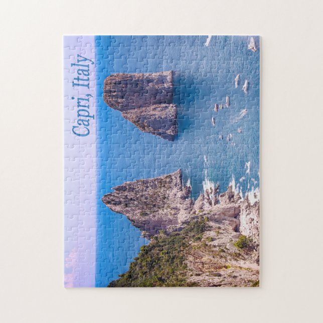 Quebra-cabeça Rochas Faraglioni, Capri Itália (Vertical)