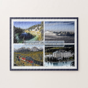 Quebra-cabeça Rockies canadenses - Canadá - Mosaico -