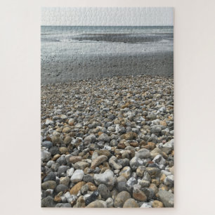 Quebra-cabeça Rocks, West Wittering Beach Chichester Sussex UK