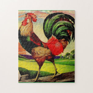 Quebra-cabeça Rocky the Handsome Rooster