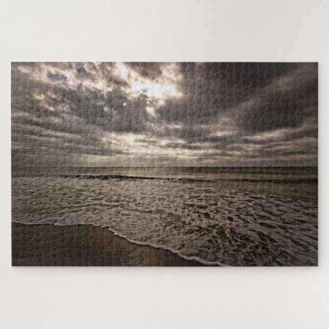 Quebra-cabeça Rolling Tide on the Beach - 20x30 - 1014 pcs (Horizontal)