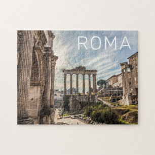 Quebra-cabeça Roma Forum Romanum Itália Feriado Souvenir