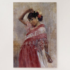 Quebra-cabeça Romani Gypsy Woman Dancing (por Albert Edelsense)