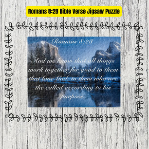 Quebra-cabeça Romanos 8:28 Bíblia Verso