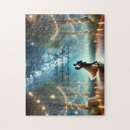 Quebra-cabeça Romantic Couple Dancing Under Stars Wedding Gift