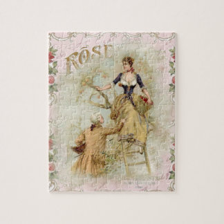Quebra-cabeça Romântica Paris Amante rosa shabbychic