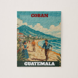 Quebra-cabeça Rompecabezas  GUTEMALA COBAN Retro poster