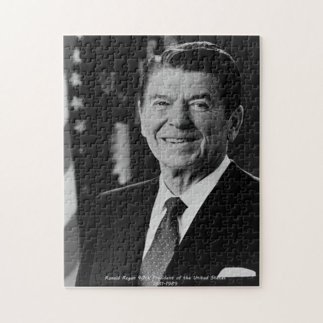 Quebra-cabeça Ronald Reagn 40º Presidente dos Estados Unidos (Vertical)
