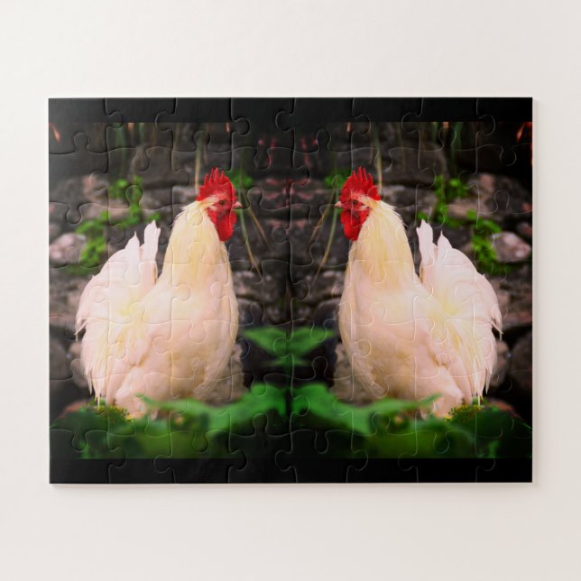 Quebra-cabeça Roosters (Horizontal)
