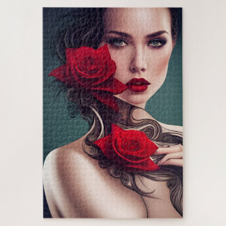 Quebra-cabeça Rosa