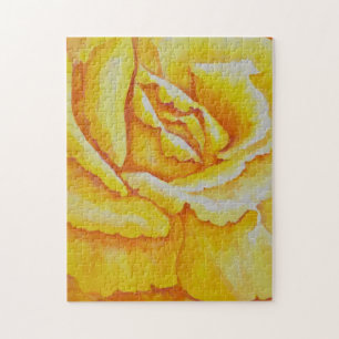 Quebra-cabeça Rosa amarelo