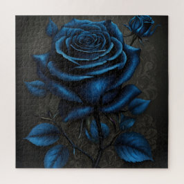 Quebra-cabeça Rosa Azul Profundo Meia-Noite