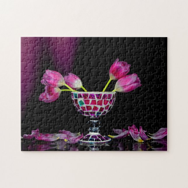 Quebra-cabeça Rosa Blütentraum (Horizontal)