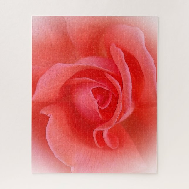 Quebra-cabeça rosa de coral rosa (Vertical)