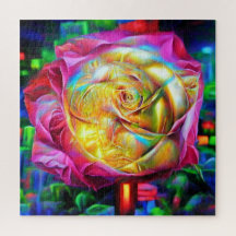 Rosa do Arco-Íris Psicodélico