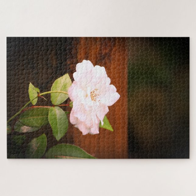 Quebra-cabeça Rosa grande (Horizontal)