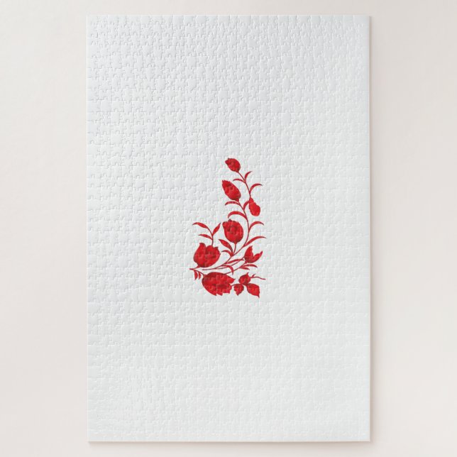 Quebra-cabeça Rosa Madder, Thunderbird floral design (Vertical)
