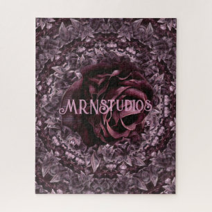 Quebra-cabeça Rosa Mandala
