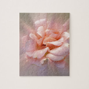 Quebra-cabeça rosa ouro