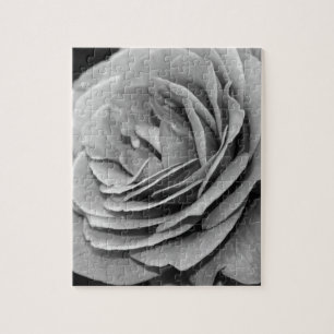Quebra-cabeça Rosa Preto e Branco