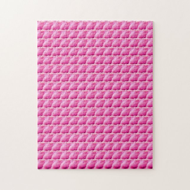 Quebra-cabeça Rosa rosa (Vertical)