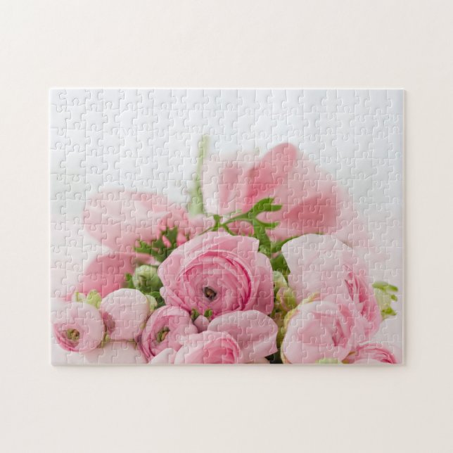 Quebra-cabeça Rosas de Casamento Rosa (Horizontal)
