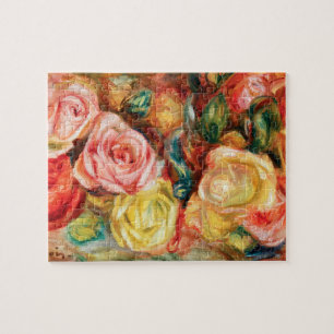 Quebra-cabeça Rosas de Pierre Auguste Renoir