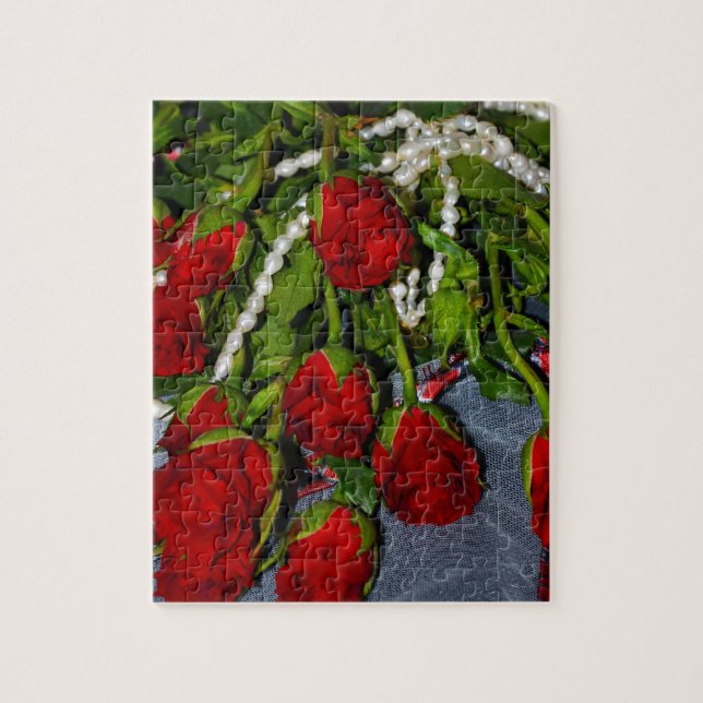 Quebra-cabeça Rosas e pérolas (Vertical)