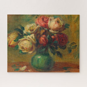 Quebra-cabeça Rosas em um vaso por Pierre-Auguste Renoir