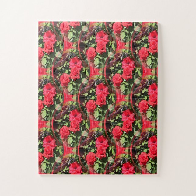 Quebra-cabeça Rosas são Vermelhas... (Vertical)