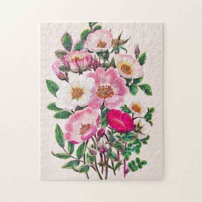 Quebra-cabeça Rosas selvagens (Vertical)