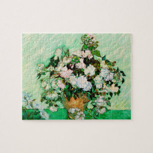 Quebra-cabeça Rosas Vincent Van Gogh (1890)