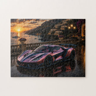 Quebra-cabeça Rose Titanium — Luxury Pink Metallic Supercar