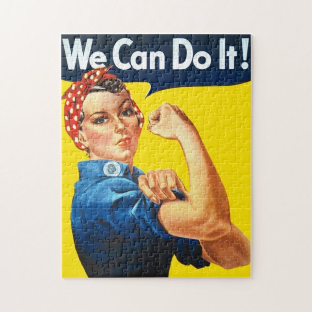 Quebra-cabeça Rosie the Riveter (Trabalho de arte Icônica) (Nós  (Vertical)