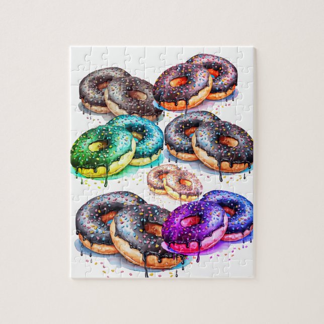 Quebra-cabeça rosquinha (Vertical)