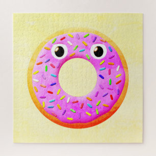 Quebra-cabeça Rosquinha Com Desenho De Serpentes