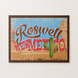 Quebra-cabeça Roswell Nova Viagens vintage do Deserto do México