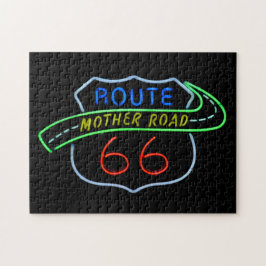 Quebra-cabeça Rota 66 - Estrada-Mãe