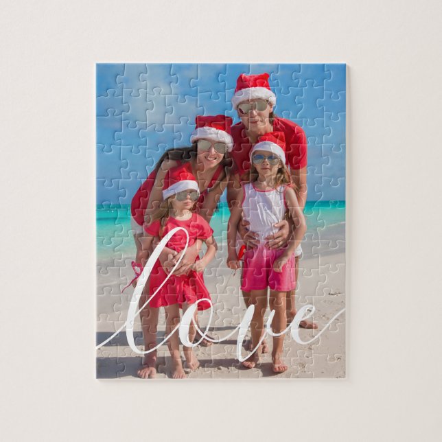 Quebra-cabeça Roteiro de Amor de Foto de Família (Vertical)